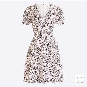 J Crew Mini floral wrap dress